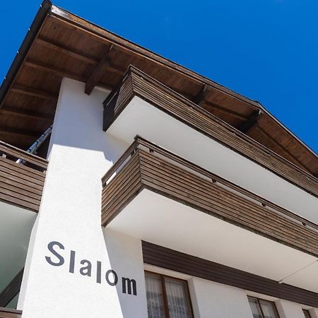 Haus Slalom Apartment Saas-Fee Bagian luar foto