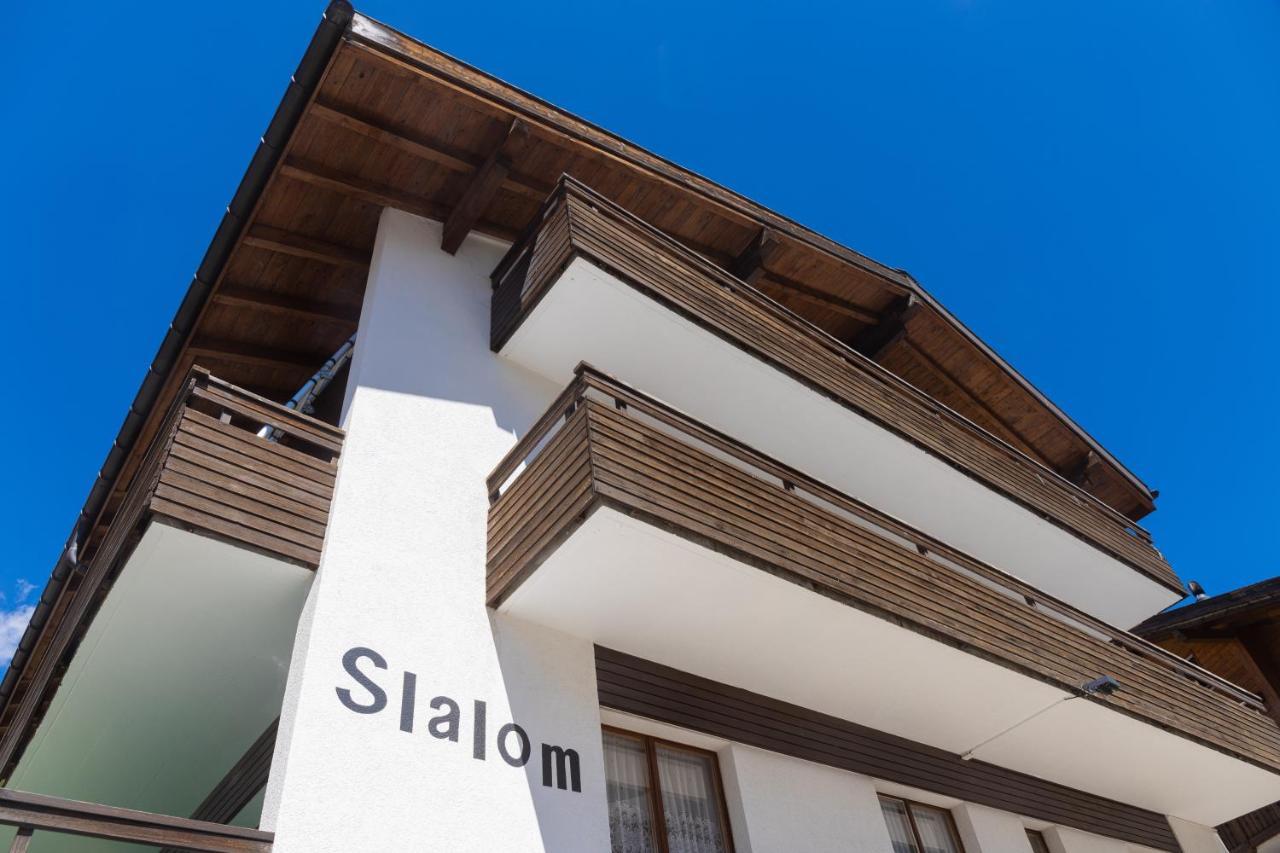 Haus Slalom Apartment Saas-Fee Bagian luar foto