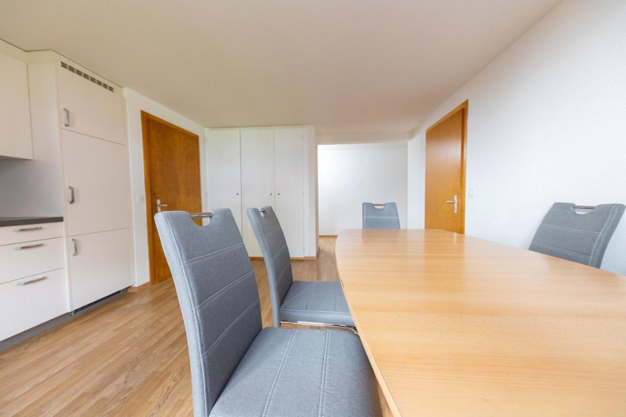 Haus Slalom Apartment Saas-Fee Bagian luar foto