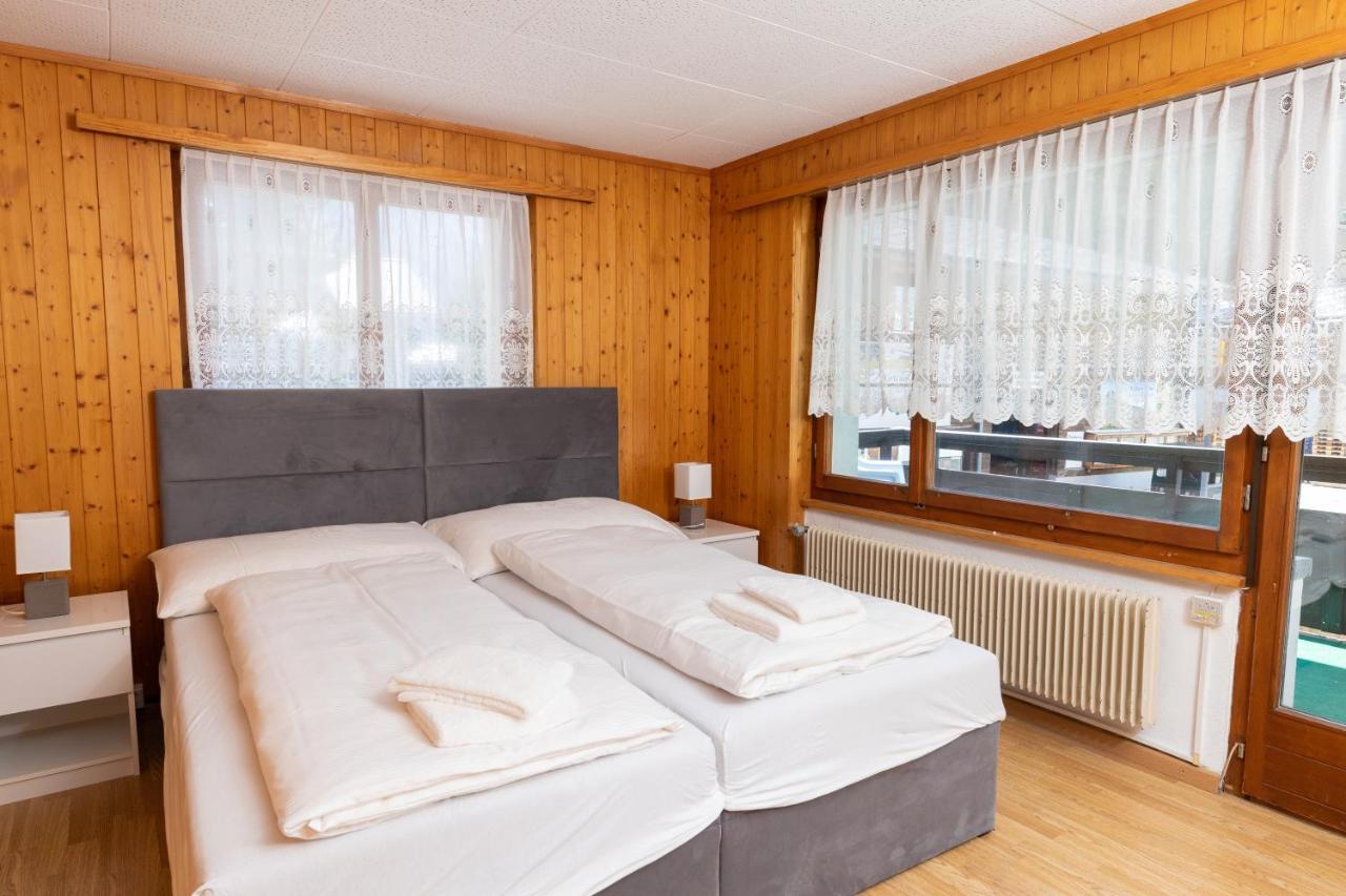 Haus Slalom Apartment Saas-Fee Bagian luar foto