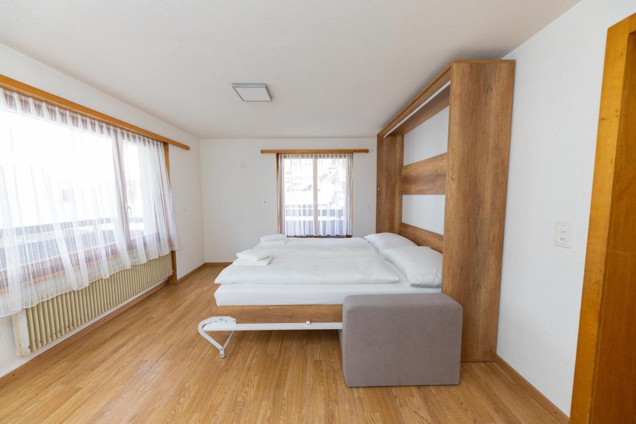 Haus Slalom Apartment Saas-Fee Bagian luar foto