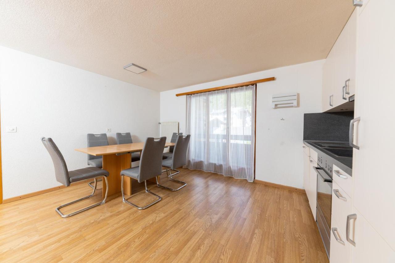 Haus Slalom Apartment Saas-Fee Bagian luar foto