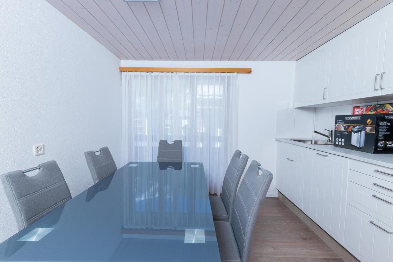 Haus Slalom Apartment Saas-Fee Bagian luar foto
