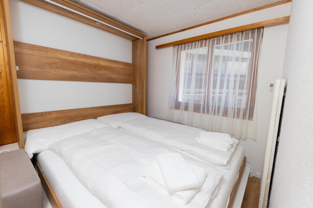 Haus Slalom Apartment Saas-Fee Bagian luar foto