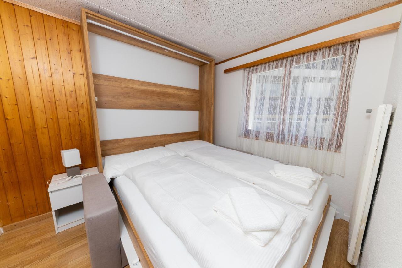 Haus Slalom Apartment Saas-Fee Bagian luar foto