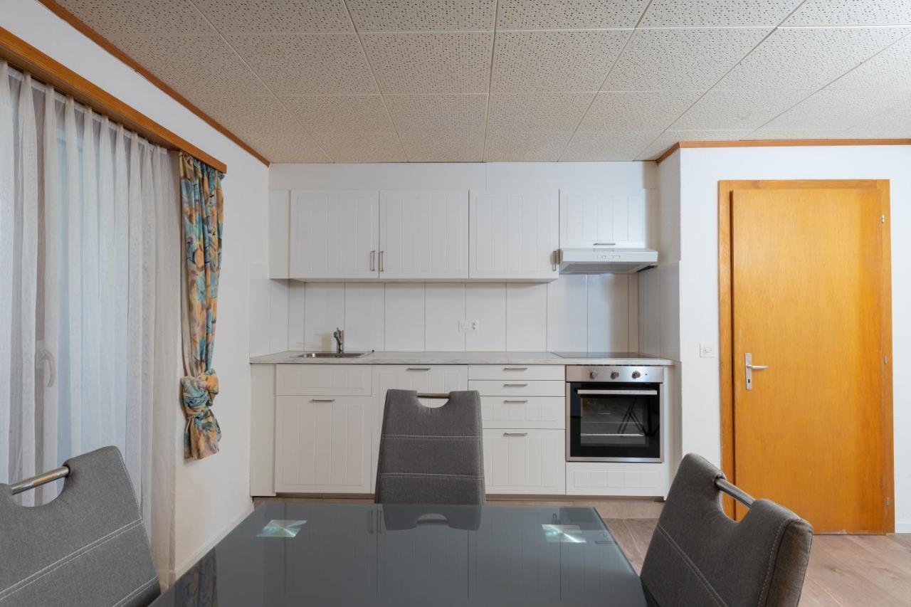 Haus Slalom Apartment Saas-Fee Bagian luar foto