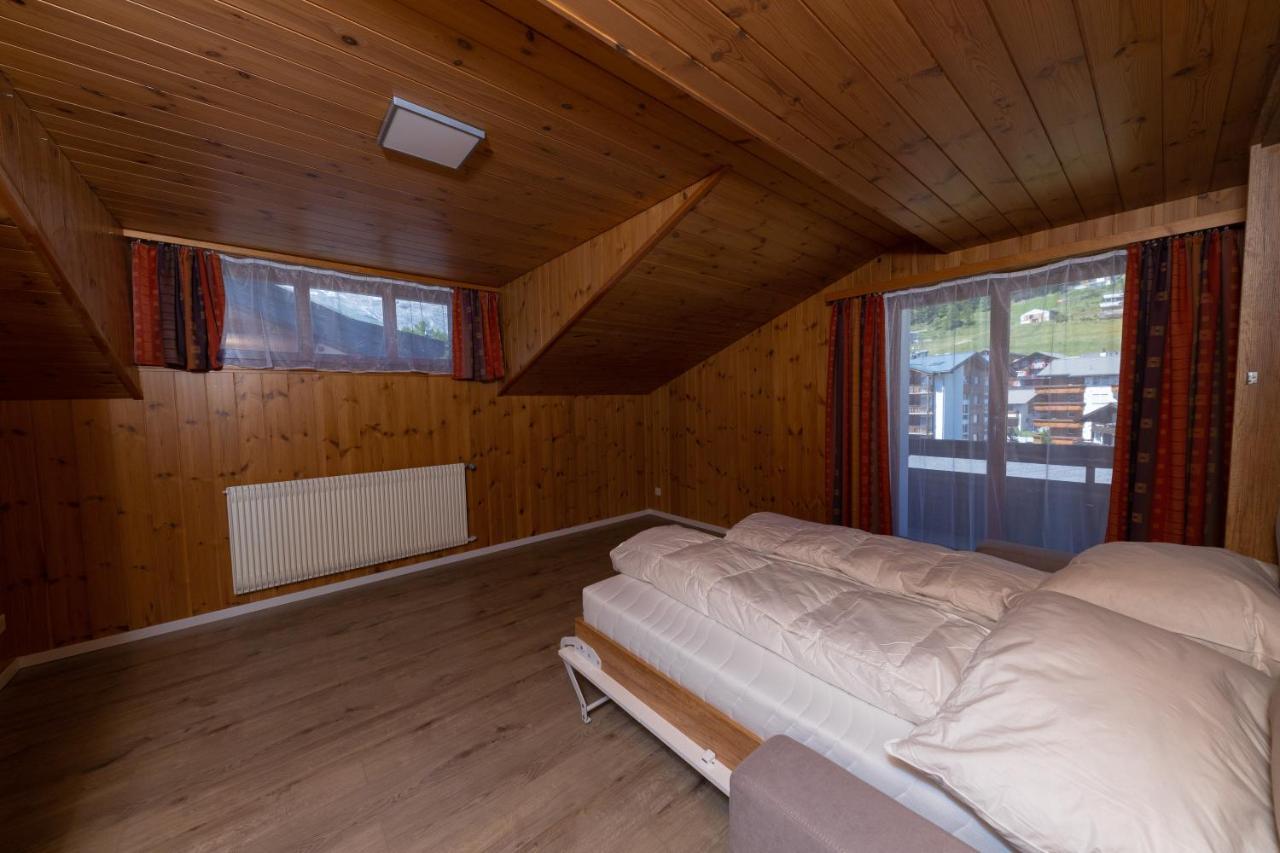 Haus Slalom Apartment Saas-Fee Bagian luar foto