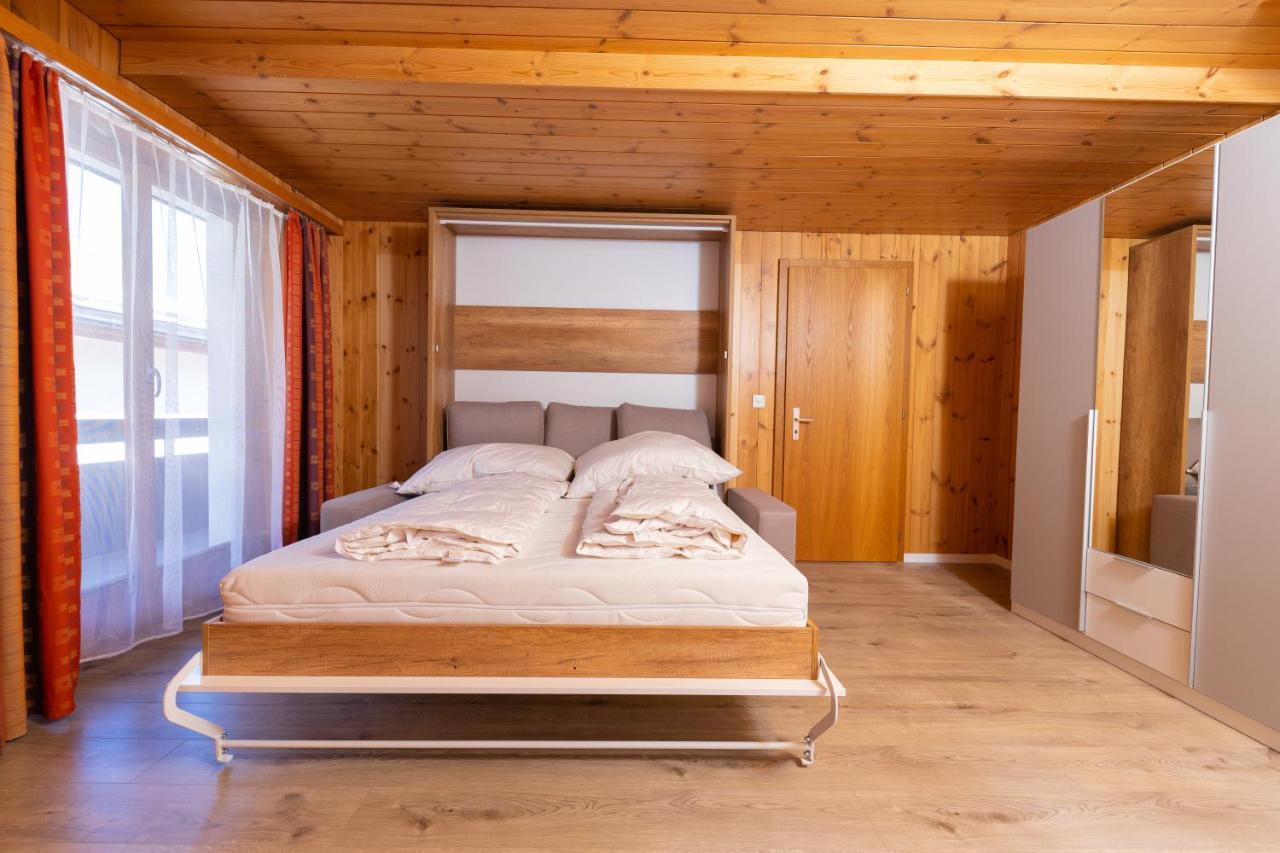 Haus Slalom Apartment Saas-Fee Bagian luar foto