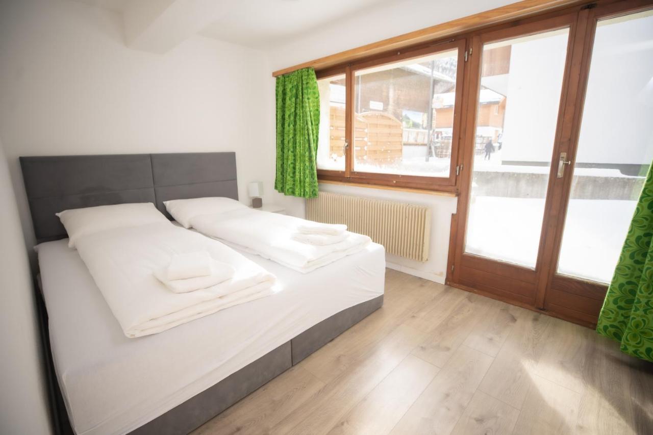 Haus Slalom Apartment Saas-Fee Bagian luar foto
