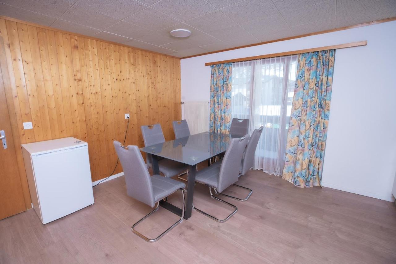 Haus Slalom Apartment Saas-Fee Bagian luar foto