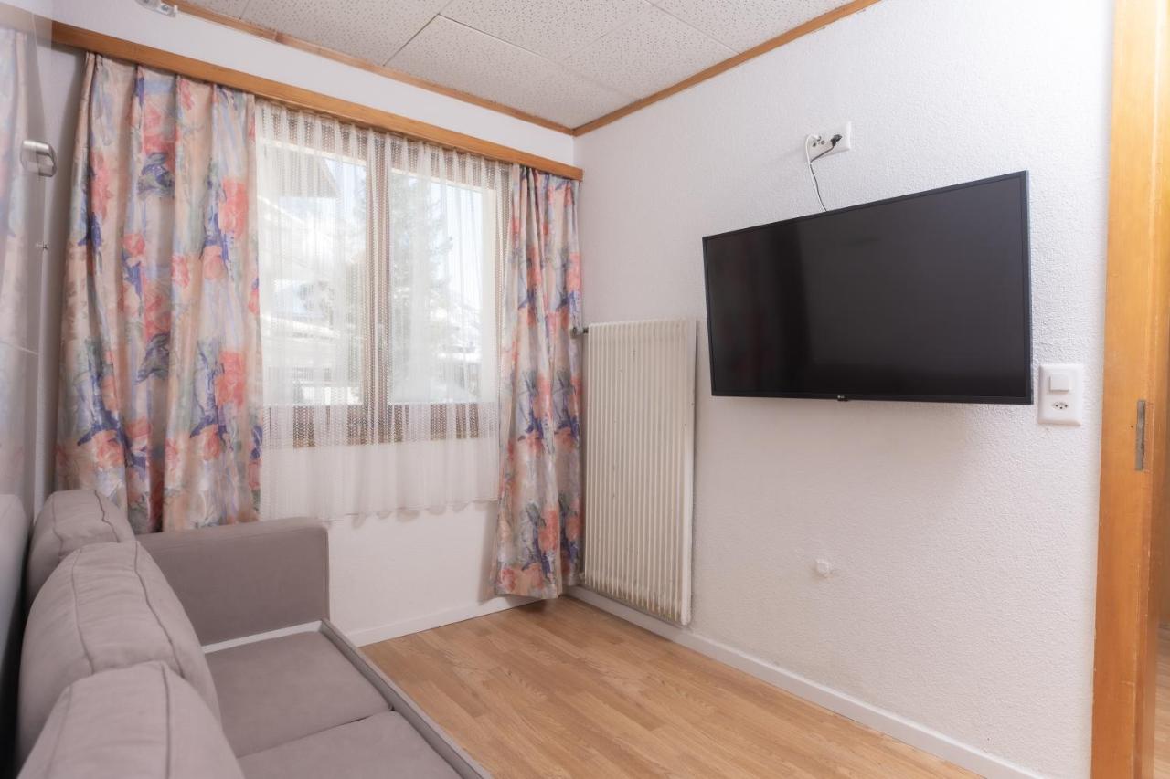 Haus Slalom Apartment Saas-Fee Bagian luar foto