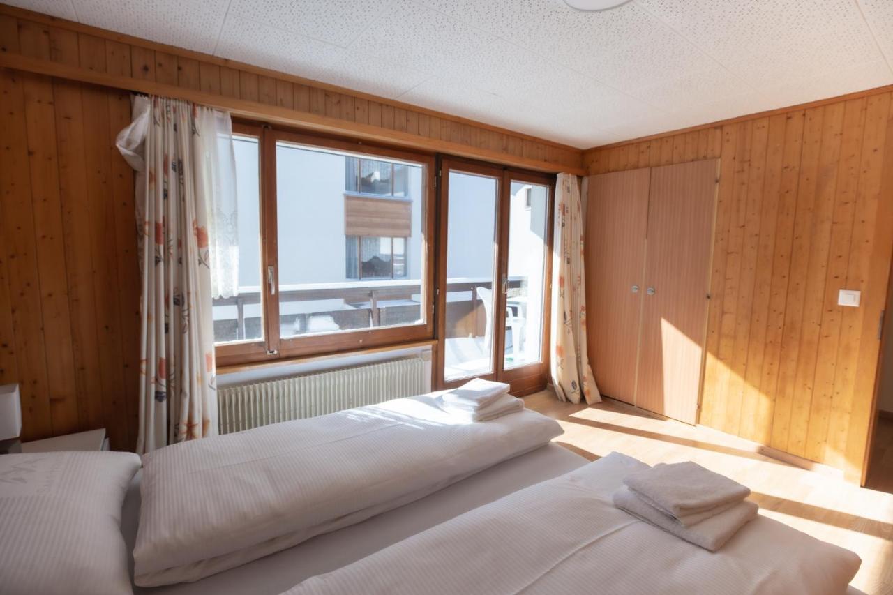 Haus Slalom Apartment Saas-Fee Bagian luar foto