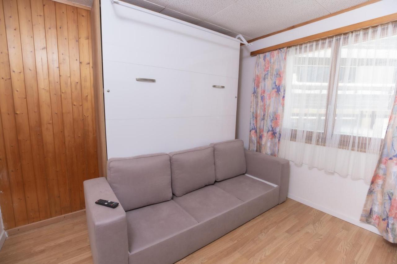 Haus Slalom Apartment Saas-Fee Bagian luar foto