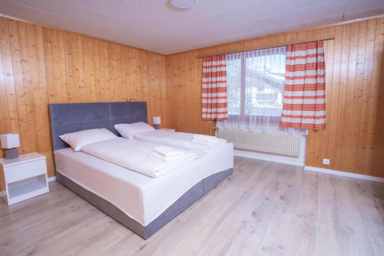 Haus Slalom Apartment Saas-Fee Bagian luar foto