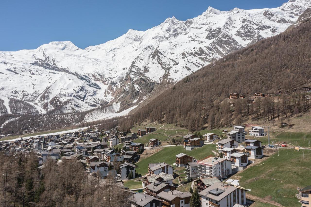 Haus Slalom Apartment Saas-Fee Bagian luar foto
